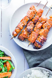 Salmon Kebab