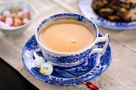 Traditional tea with milk